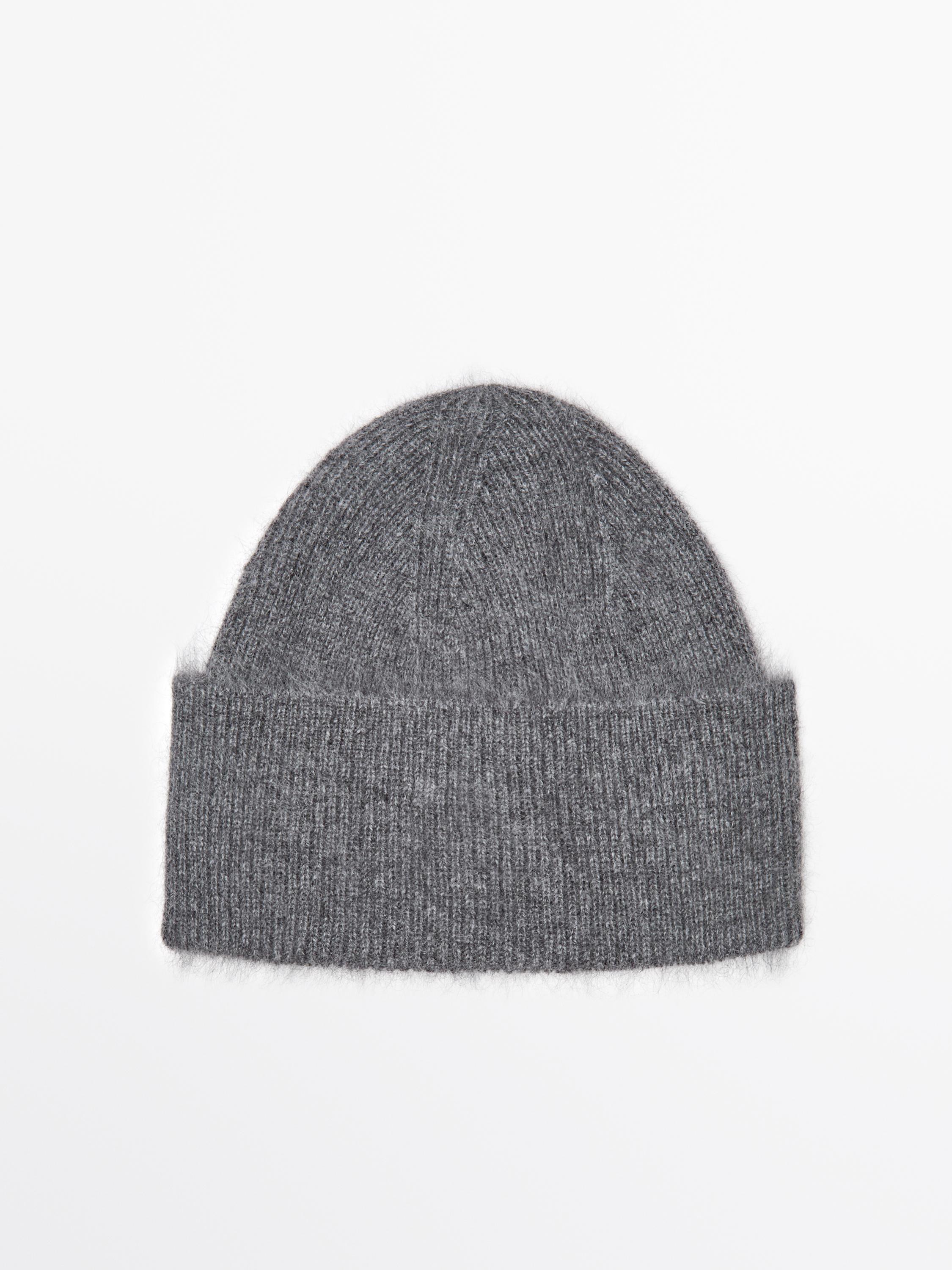 100% cashmere knit beanie